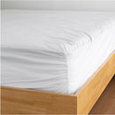 Close-up of Bambury Tru Fit Sheet hugging a deep mattress snugly