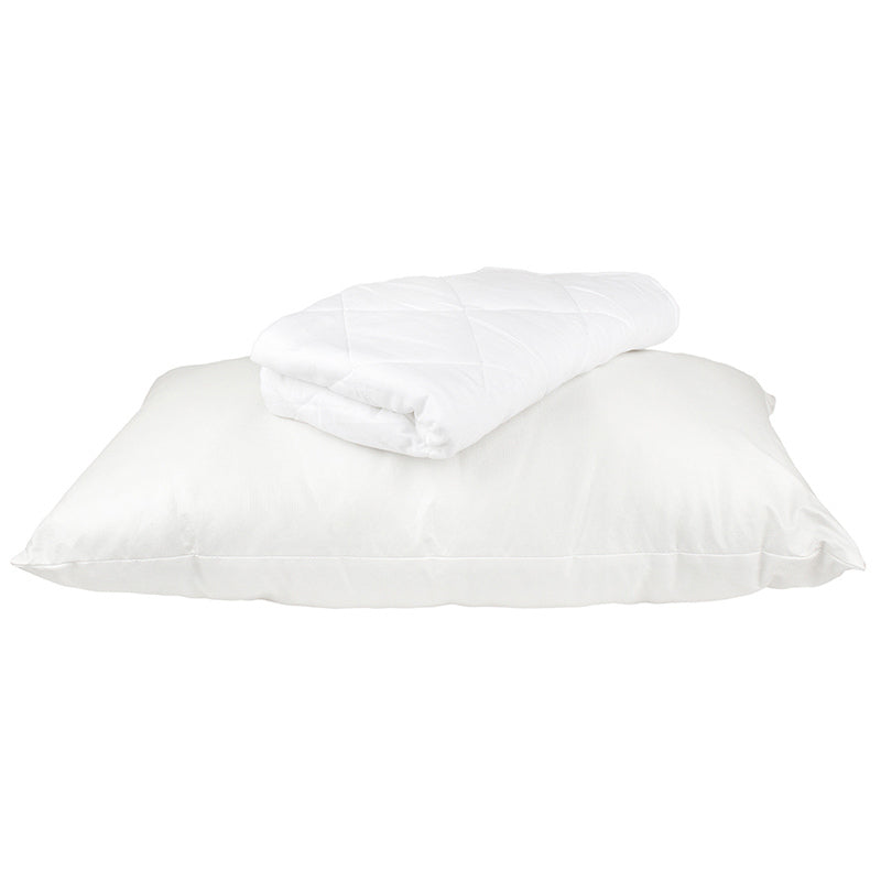 alt="Beautifully quilted pillow protector"
