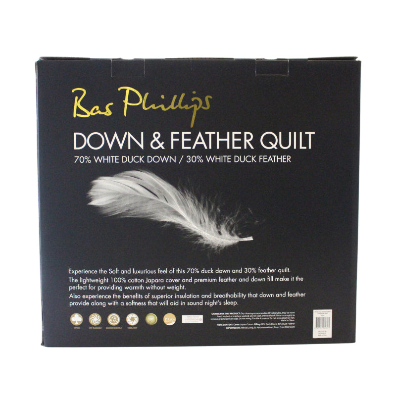 Bas Phillips 70/30 Down and Feather Quilt Australia