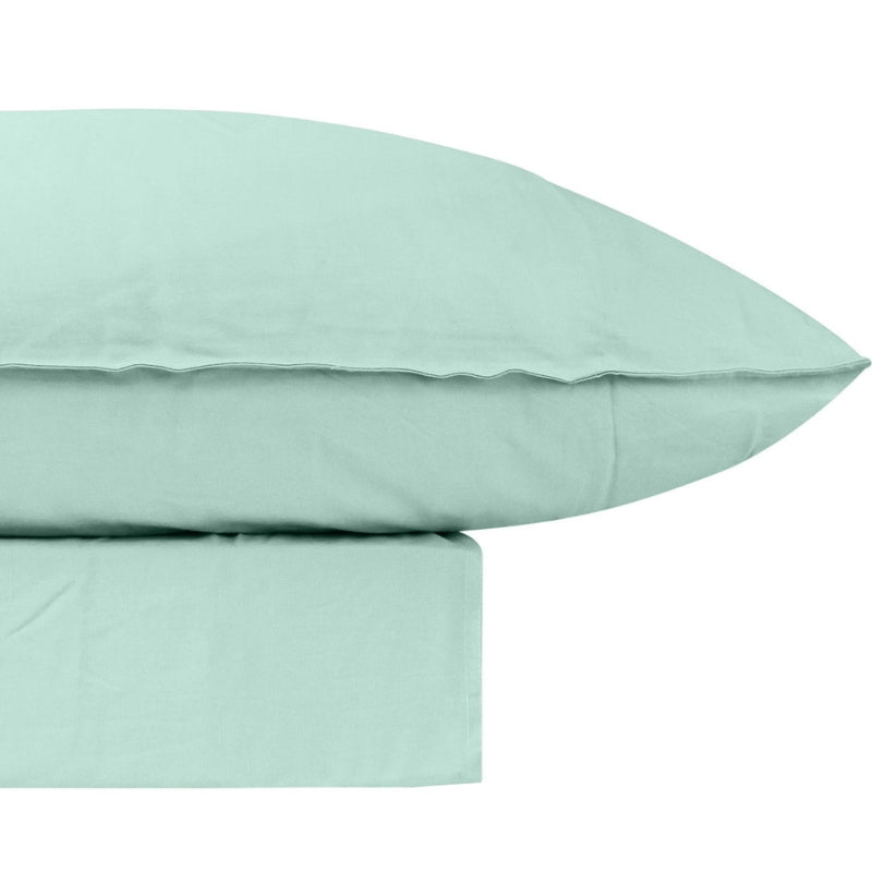 alt="Mint quilt cover set with matching pillowcases to your bedroom"