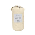 alt="Front details of a nice packaging of a natural quilt cover set to your bedroom"