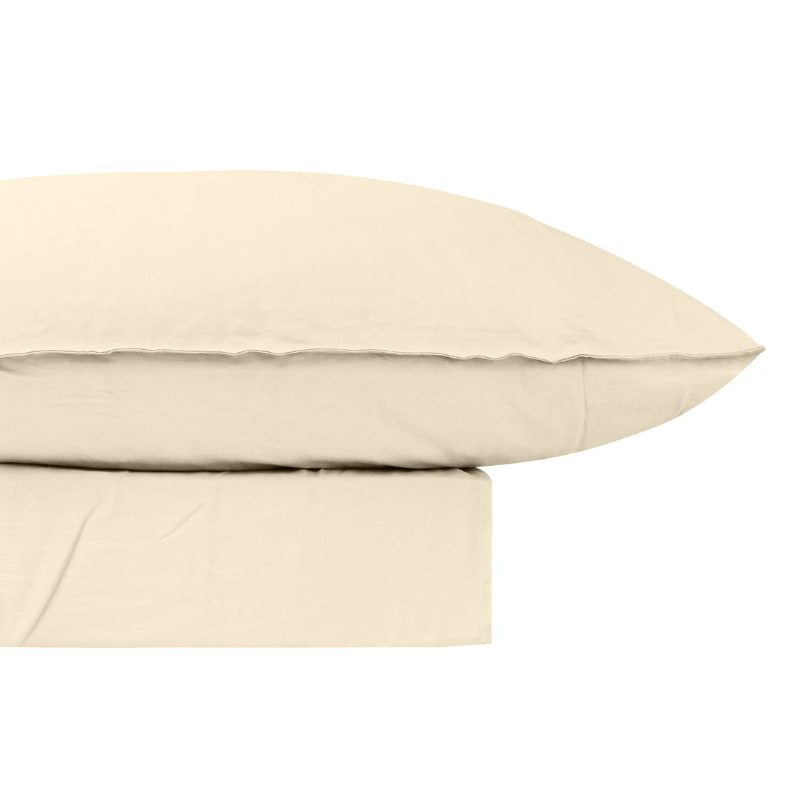 alt="Natural sheet set made from natural bamboo linen, exuding timeless elegance."