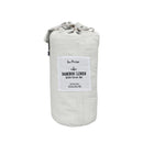 alt="Front details of a nice packaging of a silver quilt cover set to your bedroom"