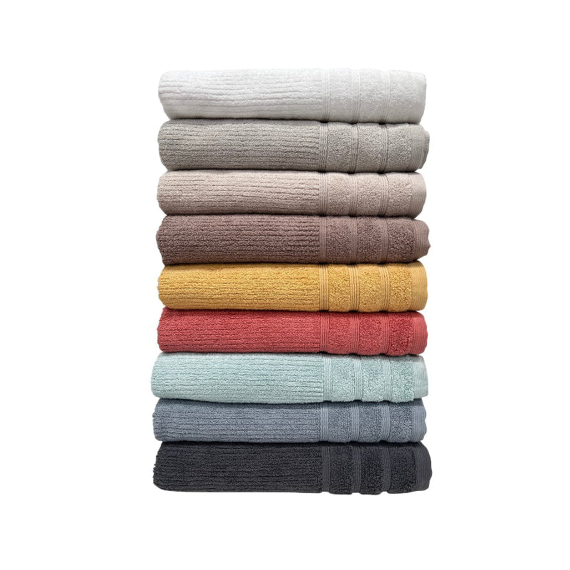 alt="Cairo bath towels in nine elegant colour variations"