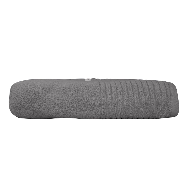 alt="Side details of cobblestone bath sheets featuring its softness and high quality cotton."