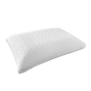 A standard memory foam pillow designed for optimal comfort and support during sleep.