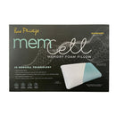 Front packaging of the standard memory foam pillow designed for optimal comfort and support during sleep.