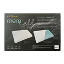 Back packaging of the standard memory foam pillow designed for optimal comfort and support during sleep.