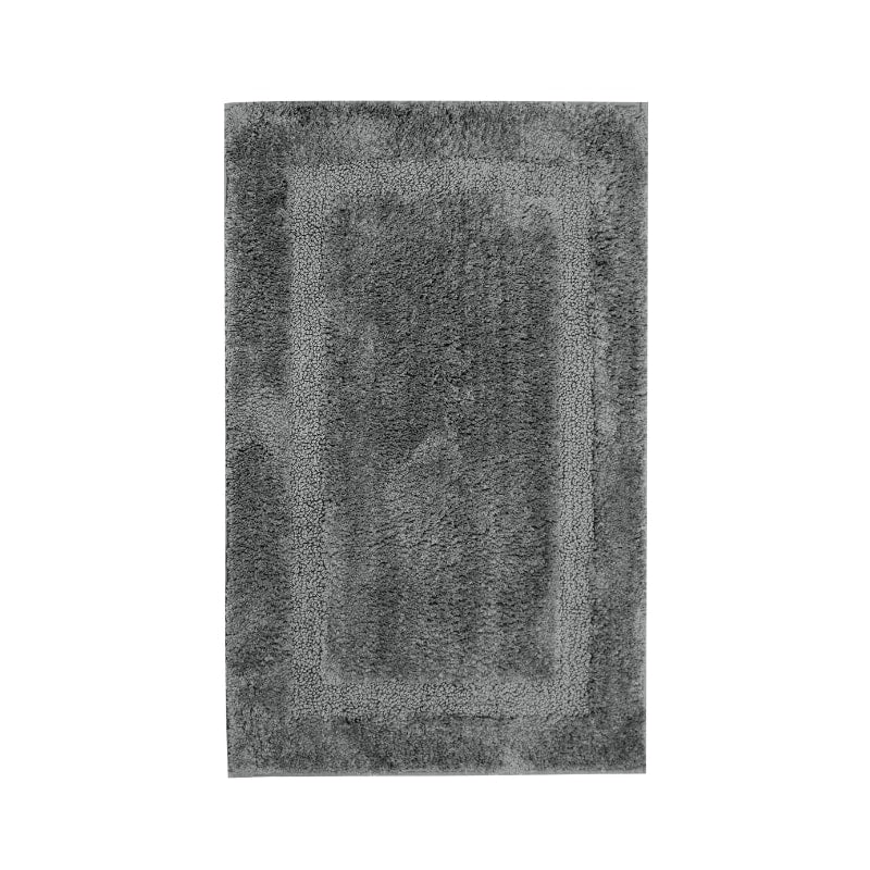 alt="Full details of cobblestone modena microfibre bath mat featuring its soft intricate design"