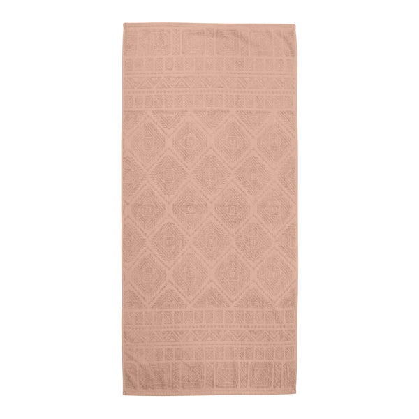 alt="A full details of clay persia bath towel showcasing its premium and luxurious design"