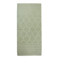 alt="A full details of sage persia bath towel showcasing its premium and luxurious design"