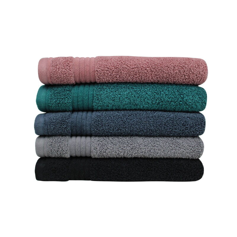alt="Valencia hand towels in five elegant colour variations"