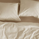 Calm and inviting bedroom featuring the Bedding House Summer Sand quilt cover