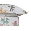 Close up details of the Christy Botanical Sage Cotton Printed Multi Quilt Cover Set to enhance your bedroom with nature-inspired elegance.