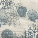 Classic Quilts Coastal Stripe Sea Coral Coverlet Set with reversible design styled on a bed.