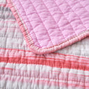 Classic Quilts Windsor Setting Sky Coverlet draped across a bed, perfect for layering.