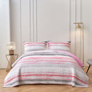 Classic Quilts Windsor Setting Sky Coverlet draped across a bed, perfect for layering.