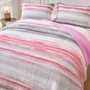 Classic Quilts Windsor Setting Sky Coverlet draped across a bed, perfect for layering.