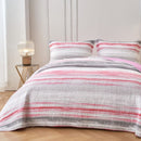 Classic Quilts Windsor Setting Sky Coverlet draped across a bed, perfect for layering.