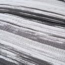 Classic Quilts Windsor Stormy Coverlet styled on a bed with matching pillowcases.