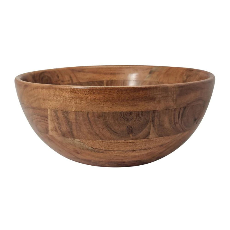 alt="Side details of a natural salad bowl featuring an organic grain patterns"