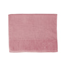 A rosebud bath mat on a white background, highlighting its luxurious feel and vibrant hue, perfect for enhancing bathroom decor.