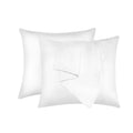 alt="Hypoallergenic white european pillowcases crafted from premium bamboo fibres, these pillowcases offer unparalleled softness"