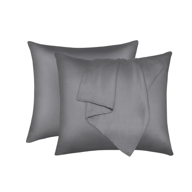 alt="Hypoallergenic charcoal european pillowcases crafted from premium bamboo fibres, these pillowcases offer unparalleled softness"