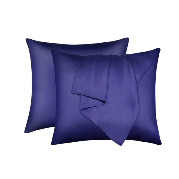 alt="Hypoallergenic blue european pillowcases crafted from premium bamboo fibres, these pillowcases offer unparalleled softness"