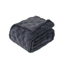 A cosy charcoal blanket is perfect for a stylish and inviting bedroom atmosphere.
