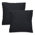 alt="Hypoallergenic and naturally anti bacterial black european pillowcase crafted from a soft 100% polyester"