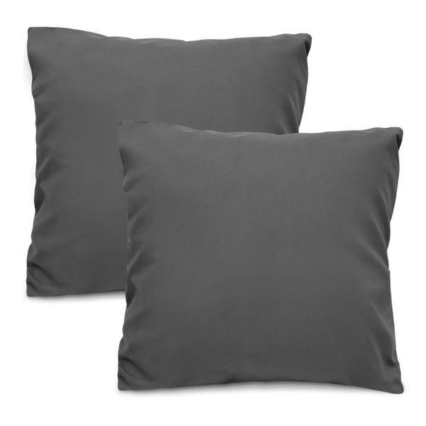 alt="Hypoallergenic and naturally anti bacterial grey european pillowcase crafted from a soft 100% polyester"