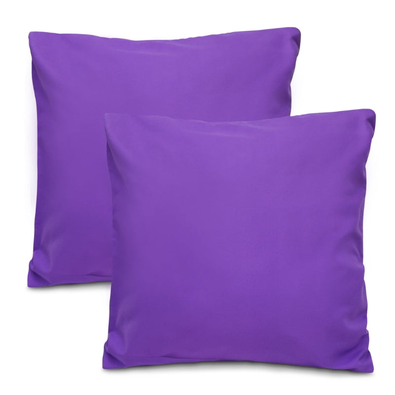 alt="Hypoallergenic and naturally anti bacterial purple european pillowcase crafted from a soft 100% polyester"