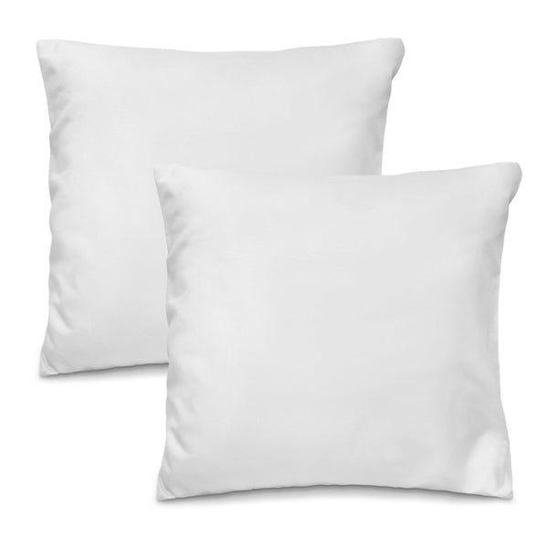 alt="Hypoallergenic and naturally anti bacterial white european pillowcase crafted from a soft 100% polyester"
