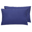 alt="Hypoallergenic and naturally anti bacterial navy standard pillowcase crafted from a soft 100% polyester"
