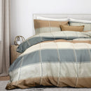 Alfie Thermal Flannel Multi Quilt Cover Set styled on a made bed