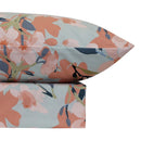 Close-up of soft brushed flannel texture and stitched design on Arabella quilt cover