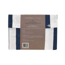 Back of the product packaging highlighting fabric details and care instructions