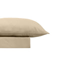 Close up details of the Odyssey Living Bamboo Blend Beach Quilt Cover Set, offering comfort and elegance for your bed.