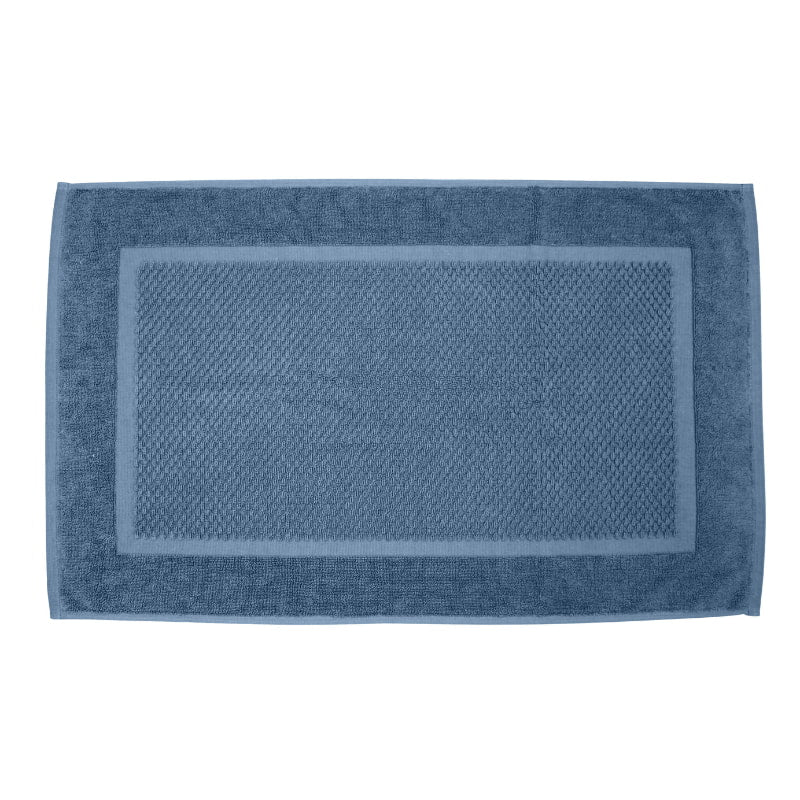 alt="Blue haze bondi zero twist hand towel, a vision of purity and softness for a luxurious touch"