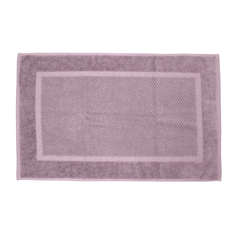 alt="Mauve mist bondi zero twist hand towel, a vision of purity and softness for a luxurious touch"