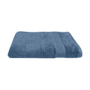 alt="An elegantly folded premium blue haze oasis hand towel, showcasing its minimal and soft details"