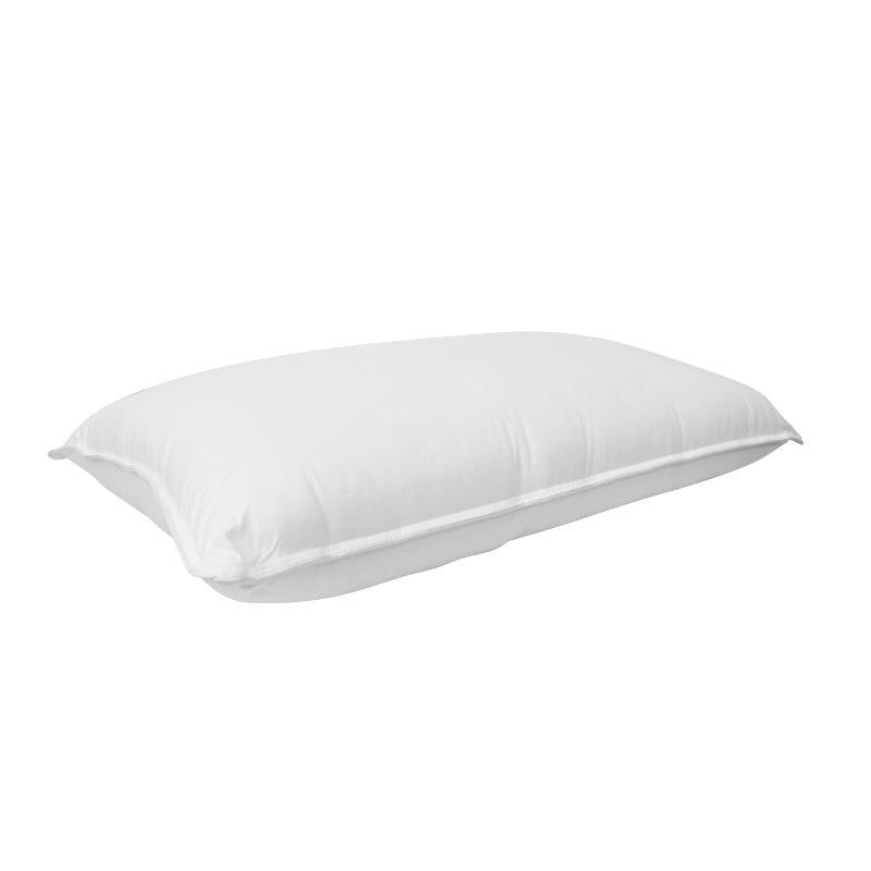 alt="Side details of a microlush bamboo blend standard pillow"