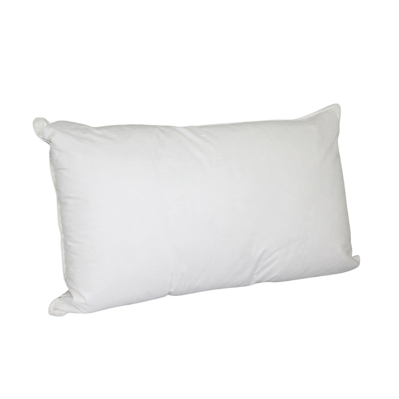 Front details of a microlush cumulus high standard pillow.