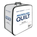 A side view of the back details of a nice package of 400 gsm provides superior insulation for extra warmth and comfort.