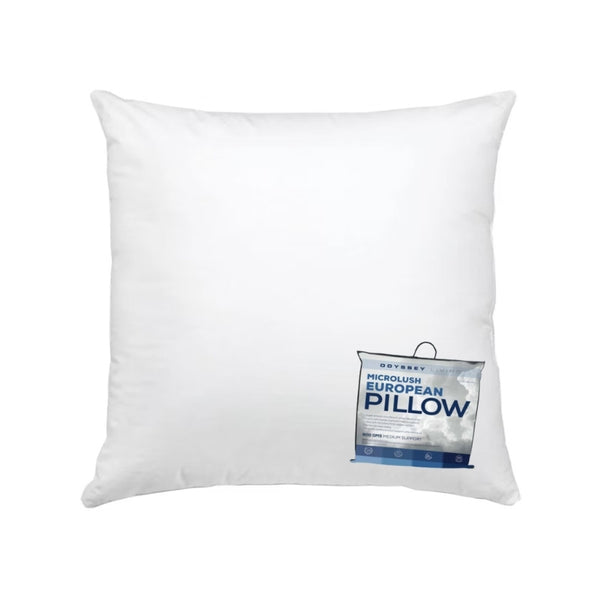 Luxurious microlush pillows by Odyssey Living with cotton and polyester cover, 100% polyester fill weighing 900gms for ultimate comfort and support.