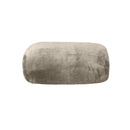 Luxurious mink touch blanket in a shade of stone featuring minimalist design, soft, velvety texture for cosy warmth. 
