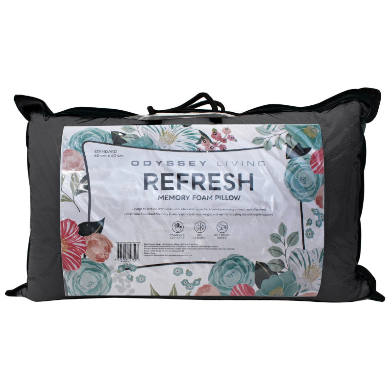 Odyssey living memory foam pillow cheap