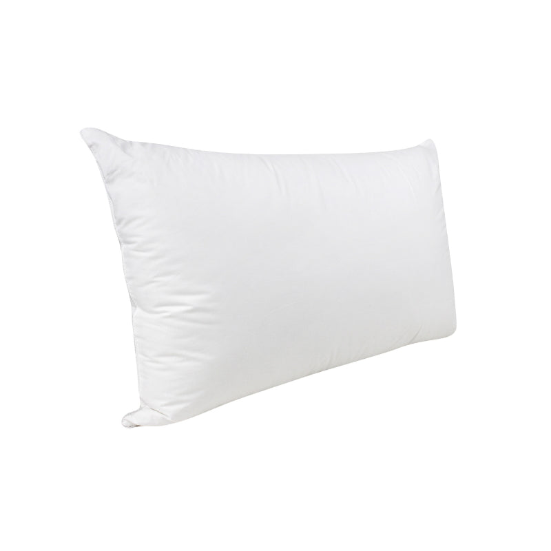 alt="Side angle of the luxurious standard pillow experiences an ultimate comfort"