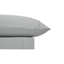 A clean and classic grey bed sheets and pillows, made of 100% microfibre for a soft and warm feel.